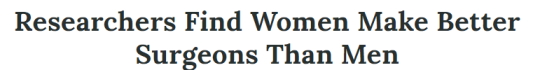 blueannawriting:  wlwsharoncarter:  wlwsharoncarter: my professor spent our entire seminar whining about how there’s too many girls in our group and not enough boys. he was like “i’m not saying women can’t be good surgeons but we need more men”