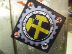 brightonpolitical:  Polish antifa sticker in Brighton