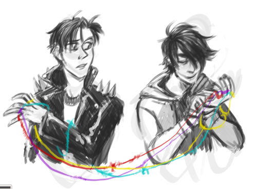 i was trying out the free version of mischiefdid some scribs of gay