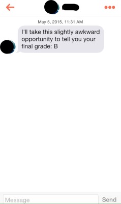 tinderventure:  I matched with my professor