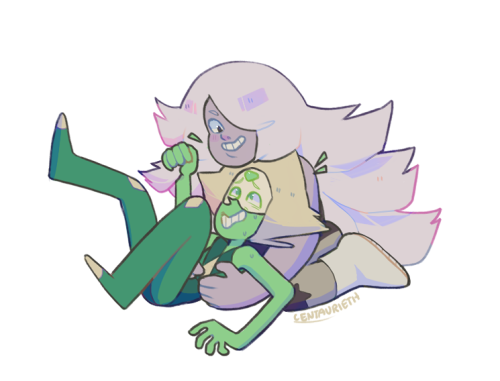 alphacentaurieth:    - Do not tickle if you are not ticklish -Rule No. 154 that Amethyst likes to ignore.     <3 <3 <3