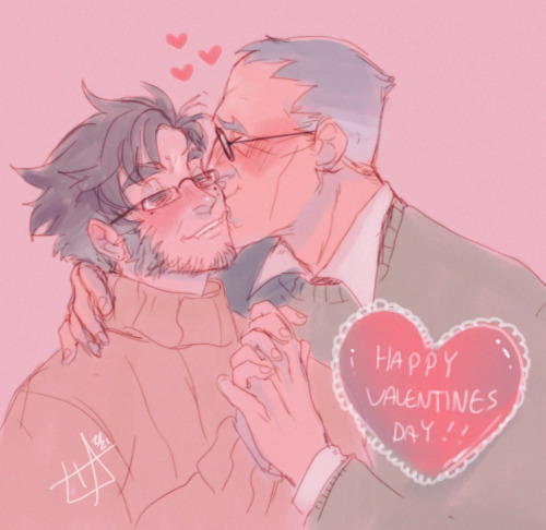 cowboyologist: two cute old men for valentines day 