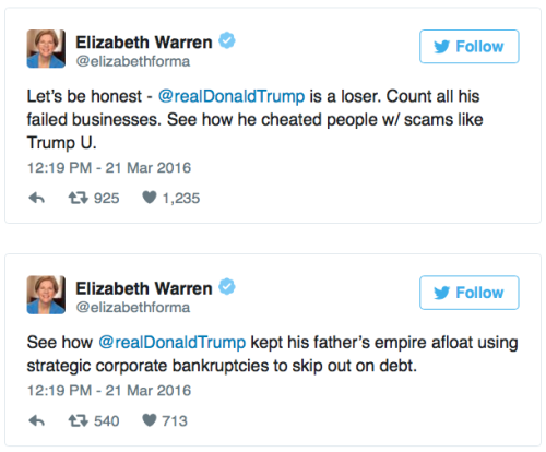 assgod:  micdotcom:  Four words: Elizabeth Warren mic drop. (This comes after Trump attacked Warren’s claims of Native American ancestry on Sunday.)  EXPOSED 