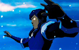 demisexualmako:korra character meme↳ 5 scenes → entering the avatar state for the first time [2/5]