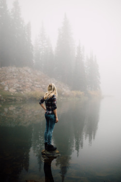 roselynjolie:  sommerlanding:   	Bloods Lake by Kyle Sipple    	Via Flickr: 	Guardsman Pass, Utah    🌾 