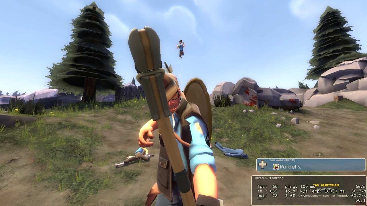 some stupid screenshot of tf2 part 2 presenting a headshot with the Sydney sleeper
