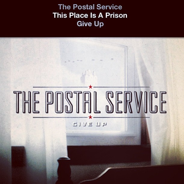 A bit of the postal service while doing some late night #illustration :) #music #chillout #design