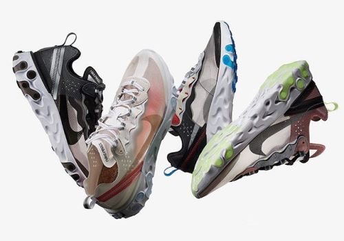 thekicksonfire:  Finally, the Nike React Element 87 is officially introduced. Releasing in North America on July 13, is this destined to be the “it” sneaker of the Summer? Head over to KicksOnFire.com for a full breakdown on the retro-inspired silhouette.