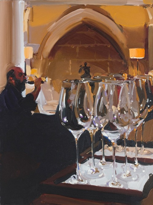 huariqueje:  Tempranillo   -    Alan kingsburyBritish  b.1960-  Oil on canvas 40 x 30insPrivate collection 