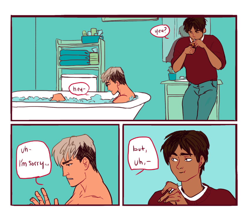 theheadlessgirl:  From an erejean au thing thehauntedboy and I were talking about