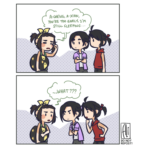 the first time jiang-xiong and wei-xiong saw a-sang&rsquo;s foreheadGUYS!!! I POSTED MY FIRST ART FO