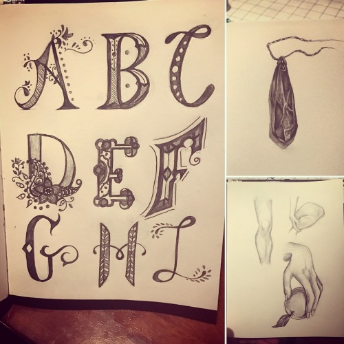 flyrobotfly: Breaking in my new sketchbook