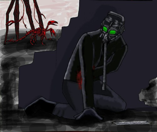 Pilot After Attack By Biomatrix 117