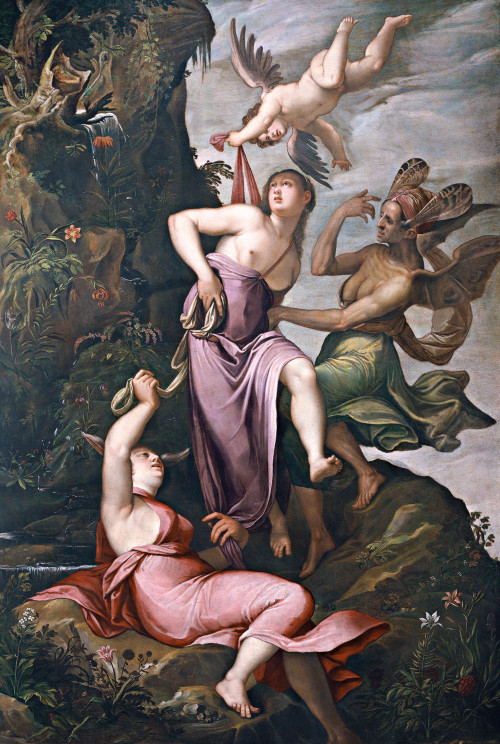 Jacopo Ligozzi (1547-1627), &lsquo;The Allegory of Virtue, Love Defending Virtue against Ignorance a