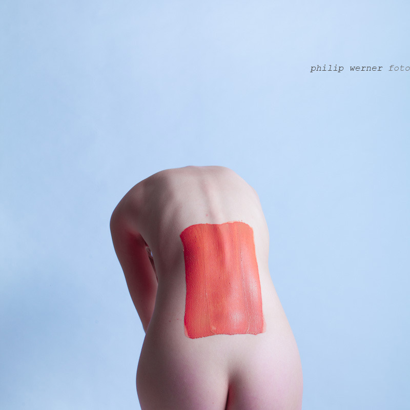 philipwernerfoto:  Romahni Rose by Philip Werner Painted red #7 Clay. Model: Romahni