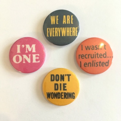 diabeticlesbian:Fave vintage &amp; remake lesbian badges