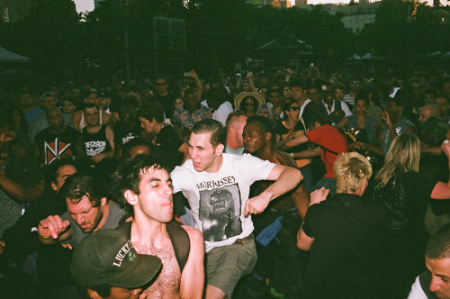 pit during Cro Mags at afropunk 2015