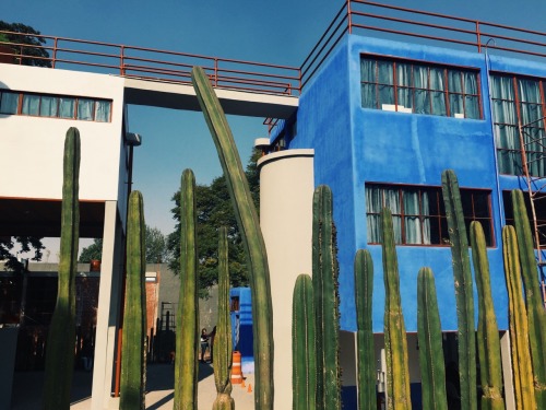 ojosdeturista: casa y estudio de Diego Rivera y Frida Kahlo, Ciudad de México.