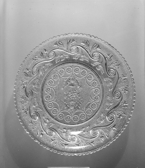 met-american-decor:Bowl, American Decorative ArtsMedium: Lacy pressed glassGift of Mrs. Charles W. G