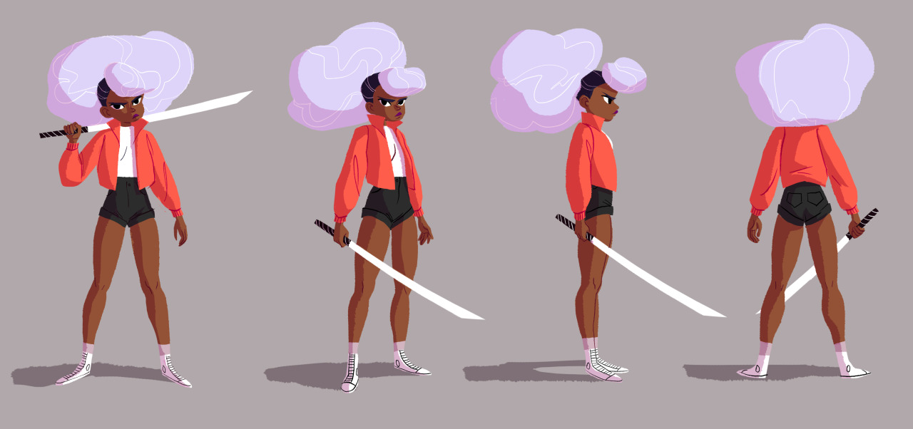 marikapaprika:  Turnarounds and character sketches for my animation project I’m