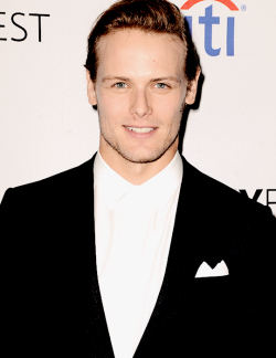 mssassenach:Sam Heughan and Caitriona Balfe  attend The Paley Center for Media’s 32nd Annual PALEYFEST at Dolby Theatre