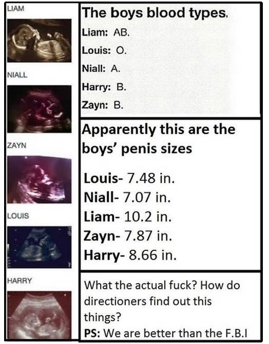 One direction cock size