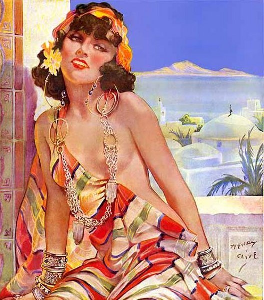 greatgdean:  Tunis artist Henry Clive source American Gallery Art