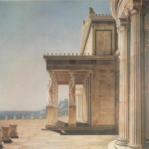 deutschemark:Terrace of the Orianda Palace in Crimea - 1838