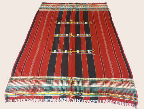 Hand woven / embroidered blanket from the Naga tribe on the Burmese side of Nagaland available from 