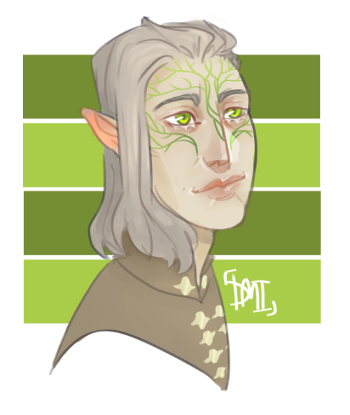A little drawing of a video game oc
