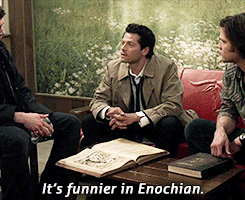 itsokaysammy:    Funny Castiel Moments Pt. 2 (requested by alltheoppasbae) have a gif request? check my post here!  