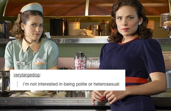 captaintwerkmerica:agent carter + text posts