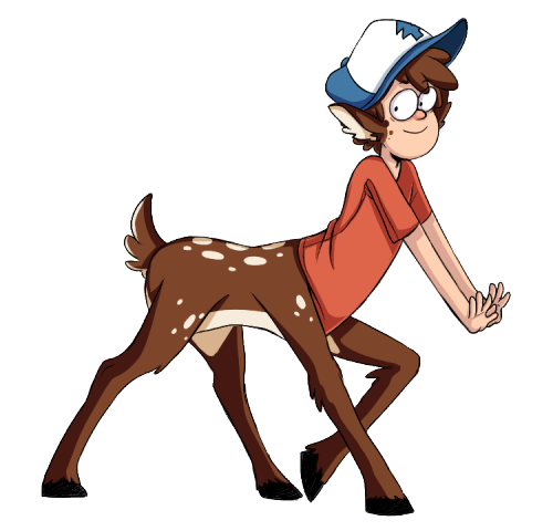 a happy deerper