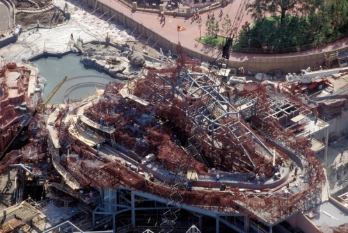 Splash Mountain under construction!