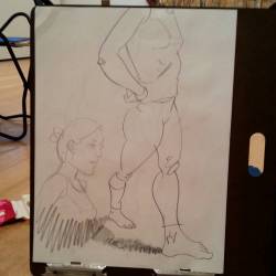 Figure Drawing At The Mfa!  Always Great. Thanks Natalia! #Art #Drawing #Figuredrawing