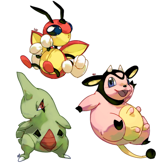 pinkgermy:Some Gen2 pokémons requested by Pombei, Happyaboutstuff and JacanacowBtw how do you quote 