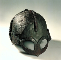 coolartefact:  Viking’s iron helmet from