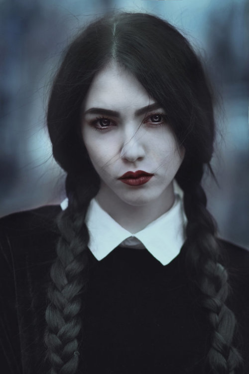 Wednesday Addams (The Addams family) by palewinterrose