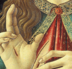 renaissance-art:  Botticelli c. 1500 Christ