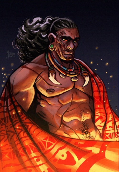 Kosi Ni’taka is my Destruction god.He’s a very new character so I’m still developing his personality