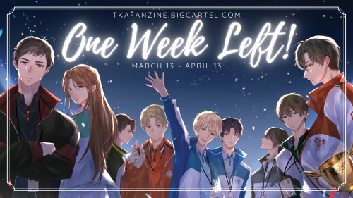 [Just one week left to grab a copy!]