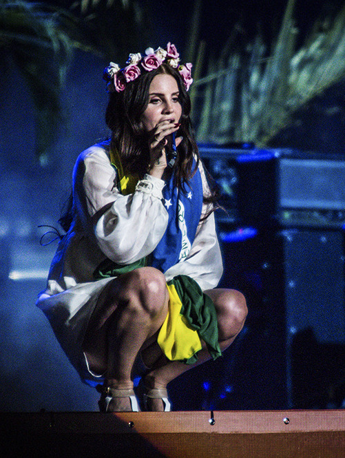    Lana Del Rey performing at Planeta Terra Festival in São Paulo, 9th November