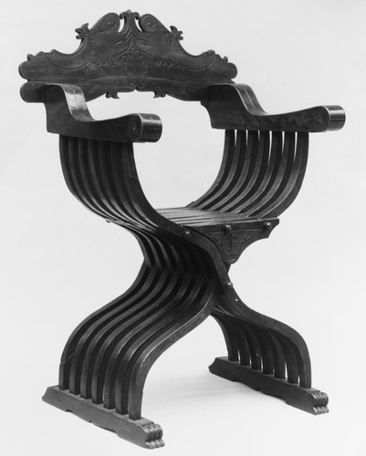 met-european-sculpture:Folding armchair, Metropolitan Museum of Art: European Sculpture and Decorati