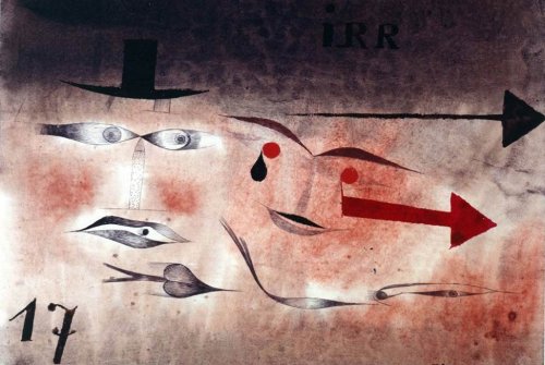 artist-klee: Seventeen, 1923, Paul Klee Medium: