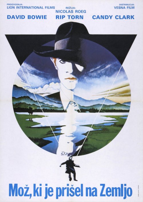 Yugoslav poster for The Man Who Fell To Earth (1976)