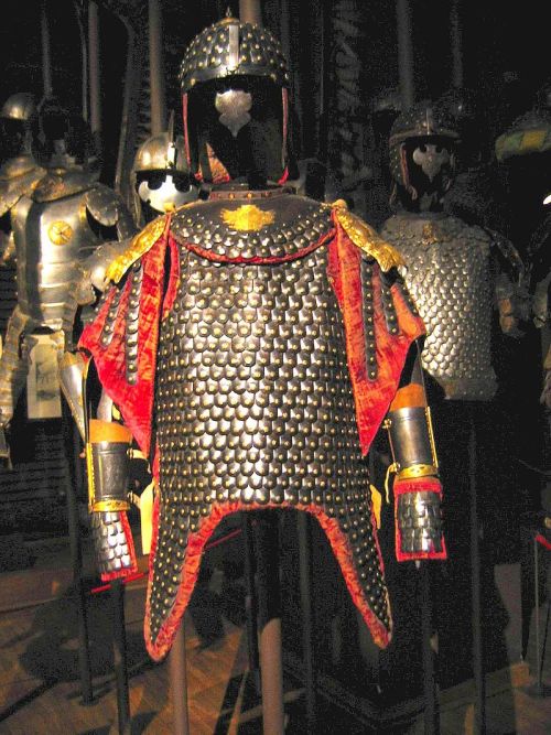 Polish karacena armor, 17th centuryfrom the Polish Army Museum, Warsaw