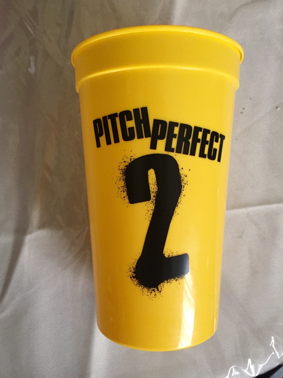 Guys, I’m literally crying right now. Just got my ‘Pitch Perfect 2’ cup in the mail. Couldn’t be happier!!! 😄😄😄
From now on, I am drinking every beverage from this cup. No joke.