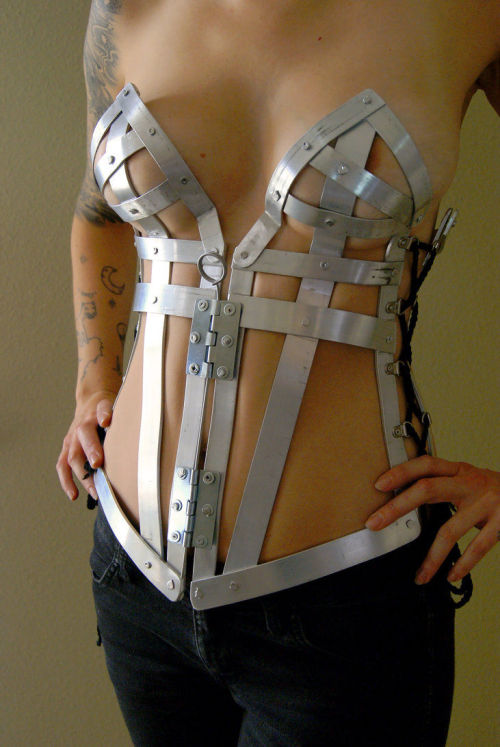 masterofasianslutwife:  joshua852:  chastity for the chest  Wow this is so amazing, where can I get one of these? Want to lock my sub into such a corset cage.