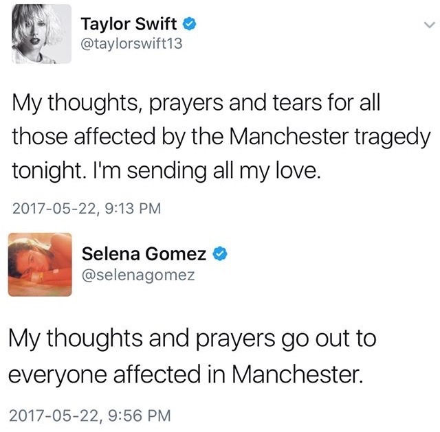 entertainmentboulevard:  Celebrities React to the Manchester Attacks