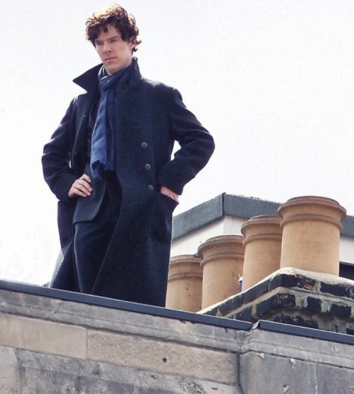explosivecumberbatch: Filming The Reichenbach Fall